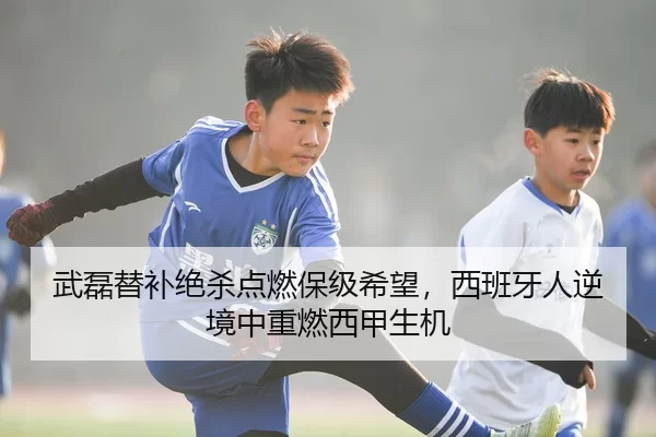 武磊替补绝杀点燃保级希望，西班牙人逆境中重燃西甲生机